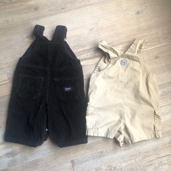 4/$15 Carter’s Boy Overall pants and shorts 3-6M - Picture 2 of 6